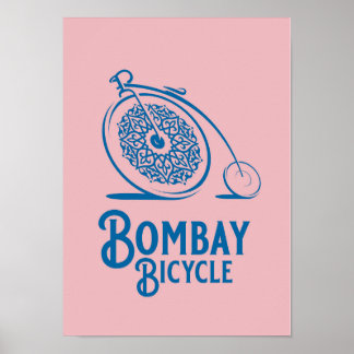 Bombay Bicycle Club -  stijlpagina - Roze Poster