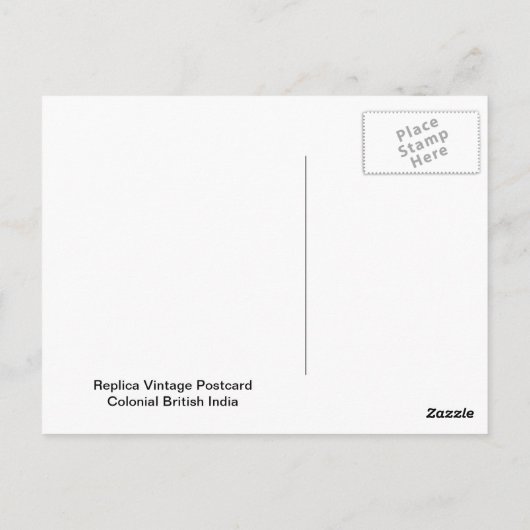 Bombay Briefkaart (Achterkant)