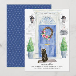 Bombay Cat Blue Door Bewegende Aankondiging