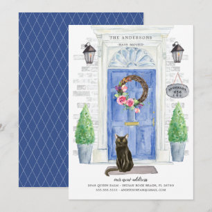 Bombay Cat Blue Door Bewegende Aankondiging