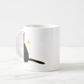 Bombay Cat & Butterfly Koffiemok (Voorkant links)