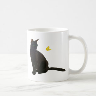 Bombay Cat & Butterfly Koffiemok