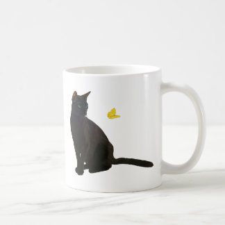 Bombay Cat & Butterfly Koffiemok