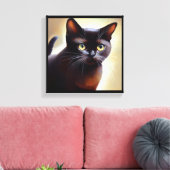 Bombay Cat Canvas Afdruk (Insitu (Woonkamer))