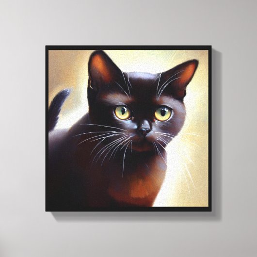 Bombay Cat Canvas Afdruk (Voorkant)