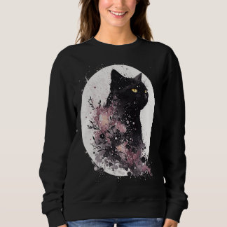 Bombay Cat Japanese Cherry Blossom Watercolor Cat Trui