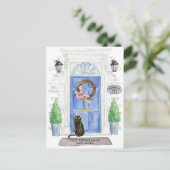 Bombay Cat Moving Announcement Briefkaart (Staand voorkant)