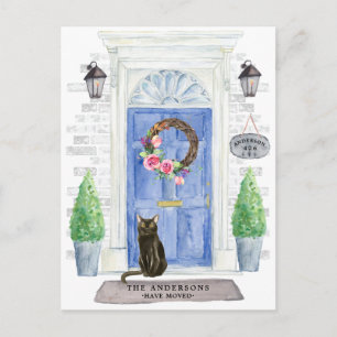 Bombay Cat Moving Announcement Briefkaart