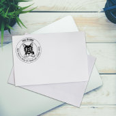 Bombay Cat Retouradres Rubberstempel