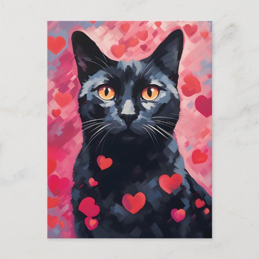 Bombay Cat Valentijnsdag Briefkaart (Voorkant)