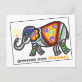 Bombay-groeten Briefkaart (Voorkant)