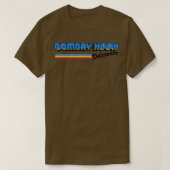 Bombay Hook Delaware Retro Styled Design T-shirt (Design voorkant)