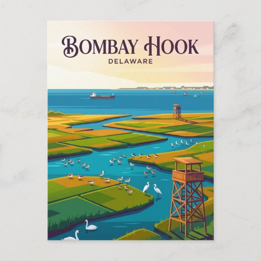 Bombay Hook VS Briefkaart (Voorkant)