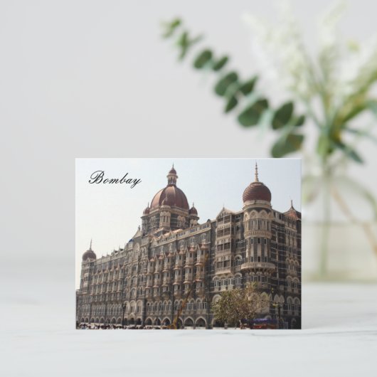 bombay hotel briefkaart (Staand voorkant)