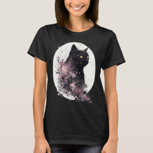 Bombay Kat Japanse Kersenbloesem Aquarel Kat  T-shirt