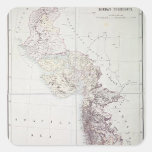 Bombay President, 1890 Vierkante Sticker