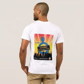 Bombed Blondshelle - Watch City Brewing T-shirt (Achterkant volledig)