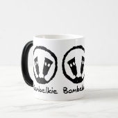 Bombelkie Black/White Mok van 11 oz Morphing (Voorkant links)