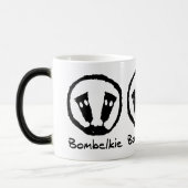 Bombelkie Black/White Mok van 11 oz Morphing (Links)