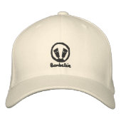 Bombelkie geborduurd Basic Flexfit Wool Pet (Voorkant)