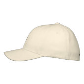 Bombelkie geborduurd Basic Flexfit Wool Pet (Links)