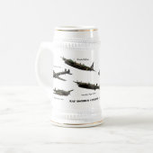 Bomber Command Stein. Bierpul (Voorkant links)