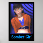 Bomber Girl Poster (Voorkant)