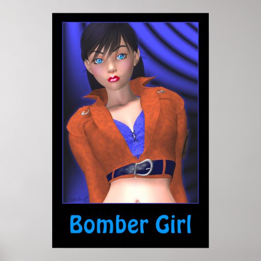 Bomber Girl Poster (Voorkant)