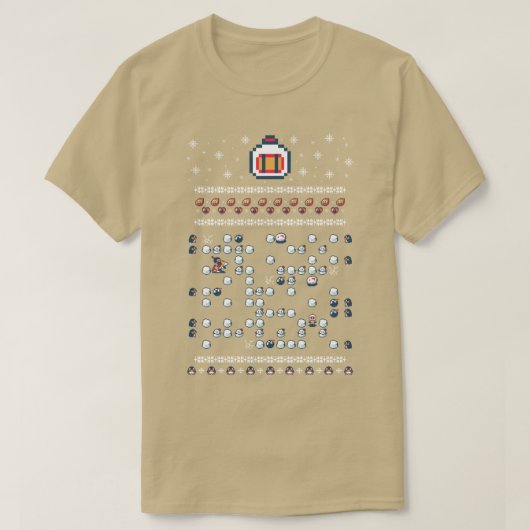 Bomber Kerstmis T-shirt (Design voorkant)