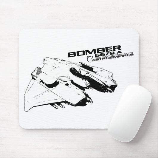 Bomber mouse pad muismat (Met muis)