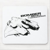 Bomber mouse pad muismat (Voorkant)