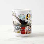 Bomber Nose Art - WW II Koffiemok (Center)