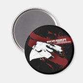 Bomber zwarte magneet (Voorkant / Achterkant)