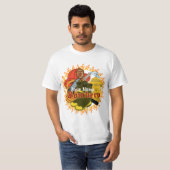 Bombero-brandweerman T-shirt (Voorkant volledig)