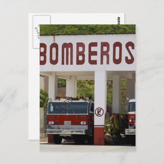 Bomberos Briefkaart (Voorkant / Achterkant)