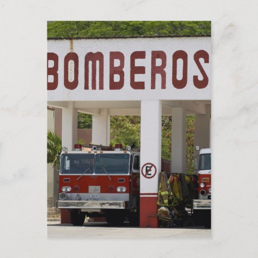 Bomberos Briefkaart (Voorkant)