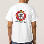Bomberos van Pescadero Mannen T-shirt (Achterkant)