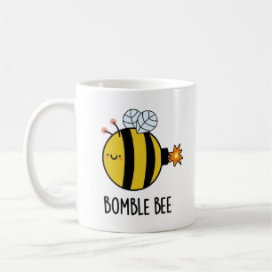 Bomble bee Funny Bumblebee Bomb Pun Koffiemok