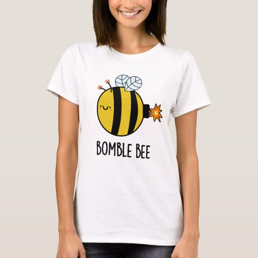 Bomble bee Funny Bumblebee Bomb Pun T-shirt (Voorkant)