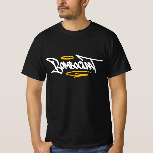 Bomboclaat Graffiti Label Stijl Reggae T-shirt (Voorkant)