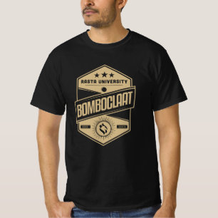 Bomboclaat Reggae van de Universiteit van Rasta T-shirt