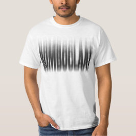 Bomboclaat Wazig Effect Typografie Reggae T-shirt