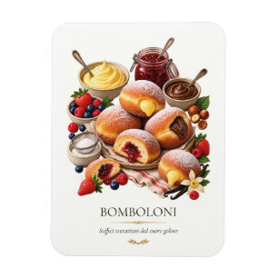 Bomboloni – Klassiek Italiaans dessert Magneet