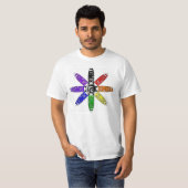 Bombora Spiral Rainbow T-shirt (Voorkant volledig)