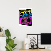 Bombs 4UR Boombox Poster (Thuiskantoor)