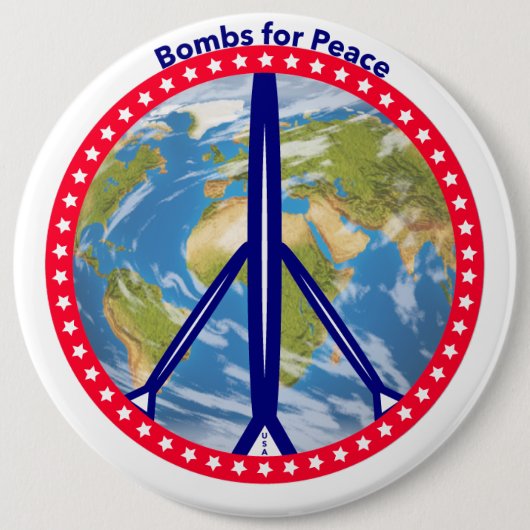 Bombs for Peace Button (Voorkant)