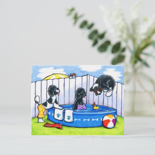 Bombs weg briefkaart (Staand voorkant)