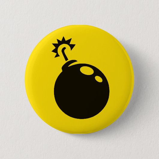Bombs weg! ronde button 5,7 cm (Voorkant)