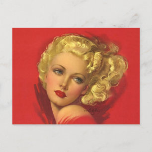 BOMBSHELL BAD GIRLS Retro Pin-Ups Briefkaart