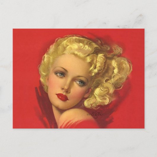 BOMBSHELL BAD GIRLS Retro Pin-Ups Briefkaart (Voorkant)